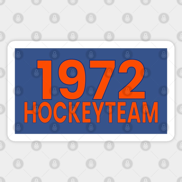 1972 hockeyteam Magnet by Alsprey31_designmarket